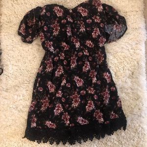 NWOT Pacsun floral off the shoulder dress
